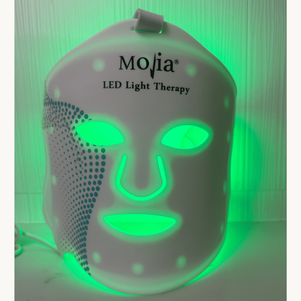 Mojia LED face msk - green LED