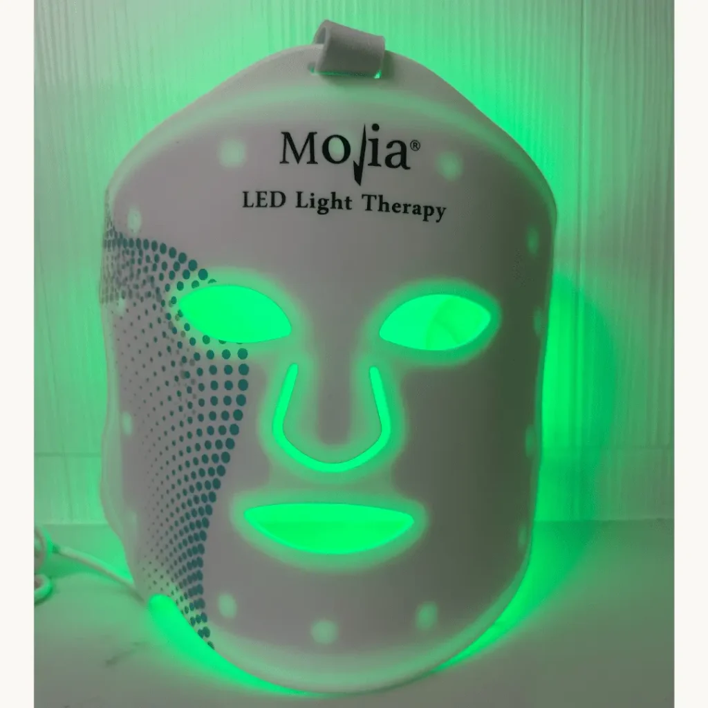 Mojia LED face msk - green LED