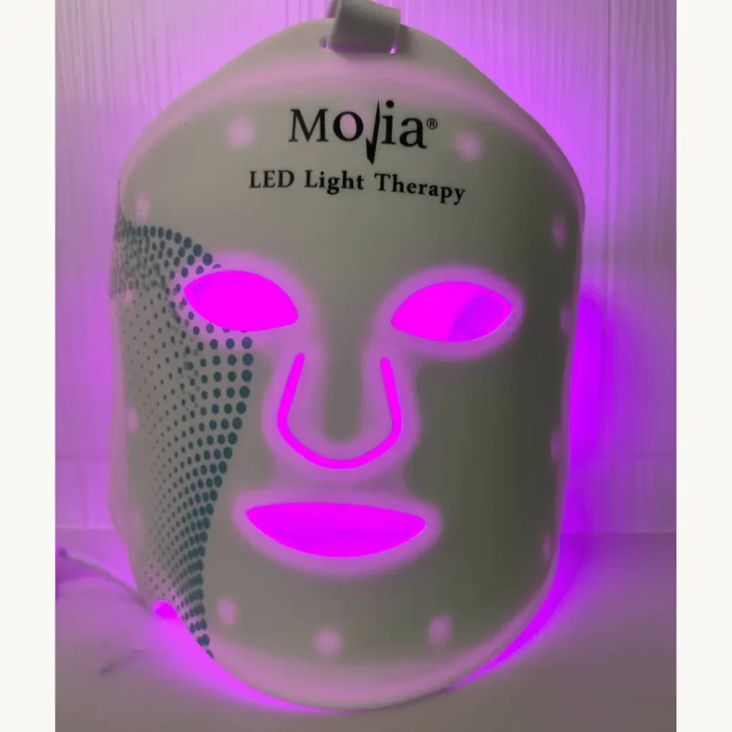 Mojia LED light therapy face mask - purple led